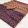 Chanderi By Rajyog Chanderi Ajrkah Kalamkari Printed Saree Exporters In India